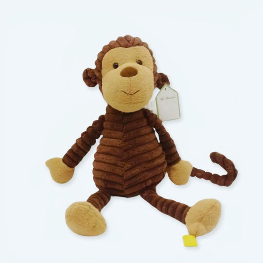 Peluche Singe Marron Doux - Jungle Câlin Enfant