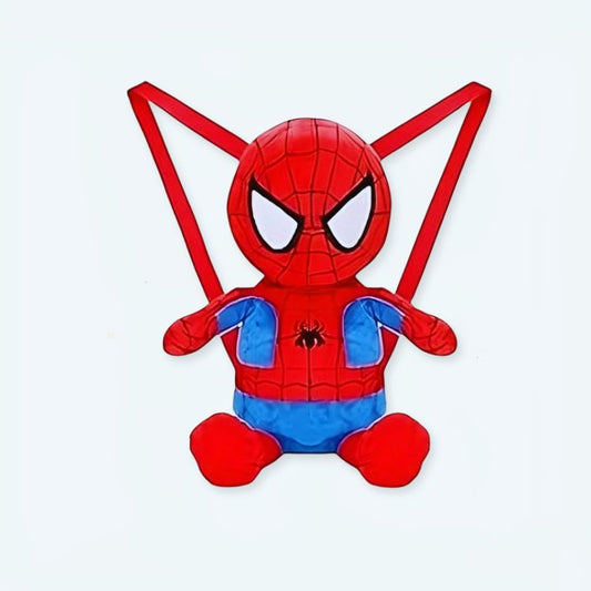 Peluche Spiderman sac à dos pour enfant - Super-héros doux