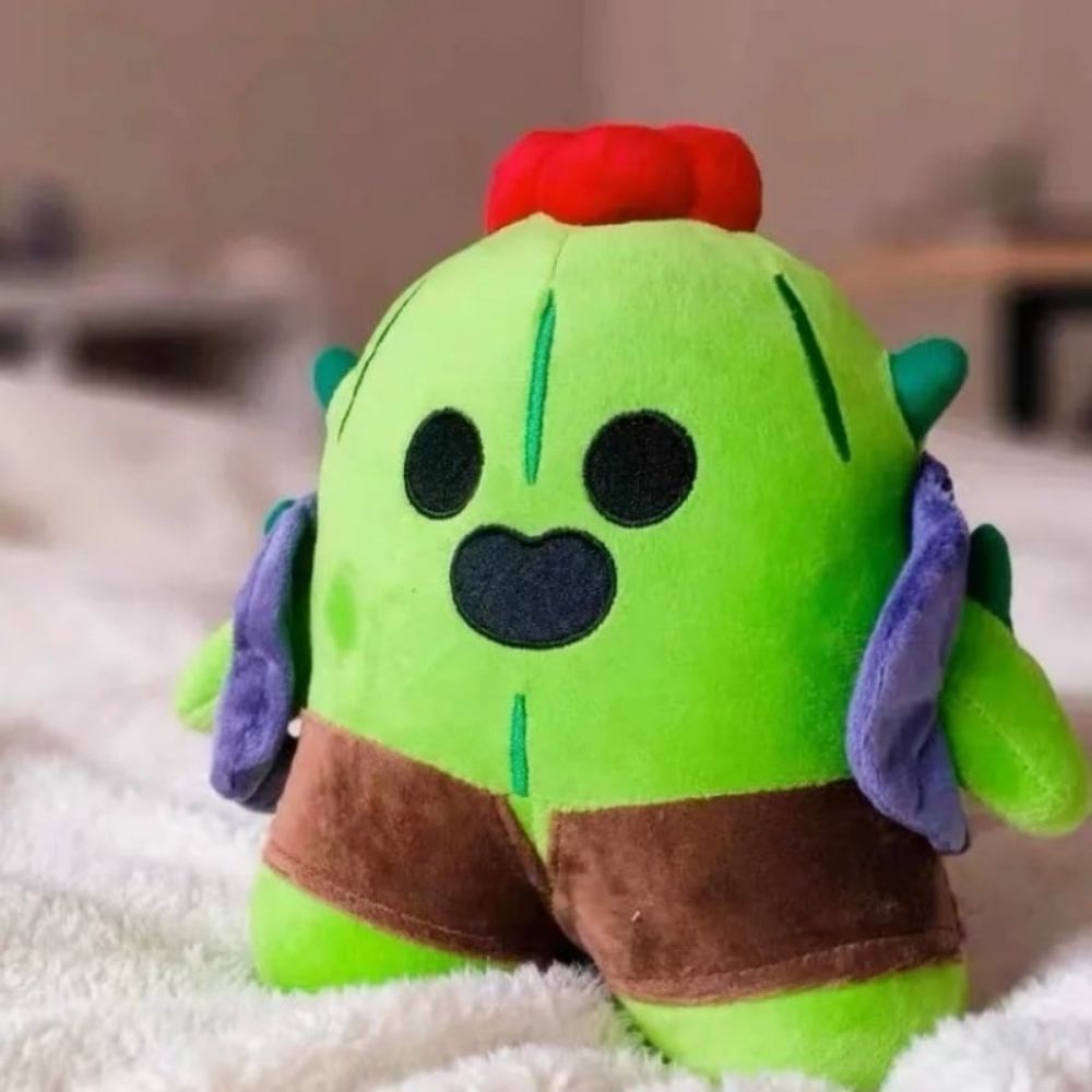 Peluche Spike Brawl Stars Douce et Colorée pour Enfant