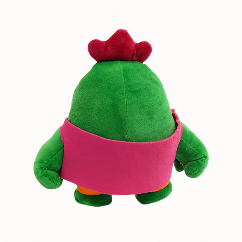 Peluche Spike - Héros Doux et Coloré de Brawl Stars