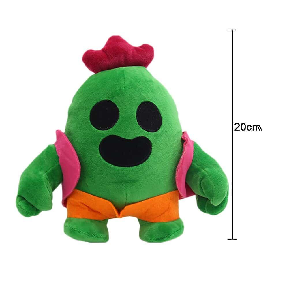 Peluche Spike - Héros Doux et Coloré de Brawl Stars