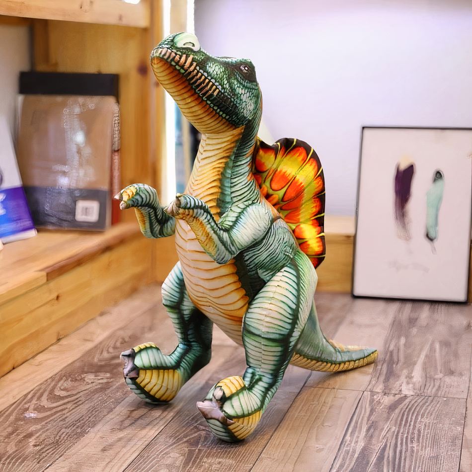 Peluche Spinosaurus Vert Doux - Chambre Enfant