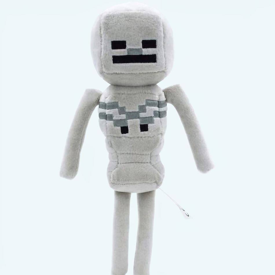 Peluche squelette Minecraft pour une chambre d'enfant gaming