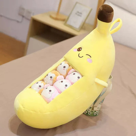 Squishmallow Banane Géante - Peluche de Collection