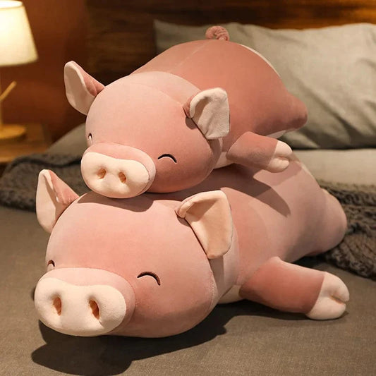 Peluche squishmallow cochon à la truffe généreuse