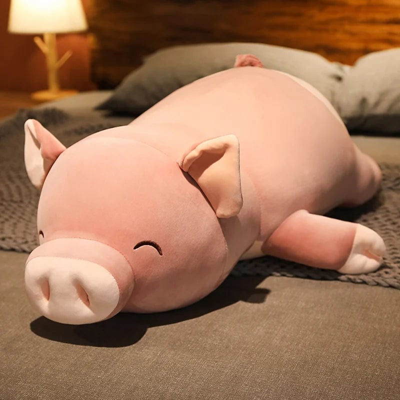 Peluche squishmallow cochon à la truffe généreuse