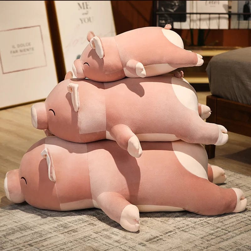 Peluche squishmallow cochon à la truffe généreuse