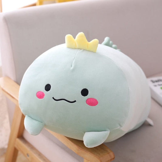 Squishmallow Dinosaure Couronné