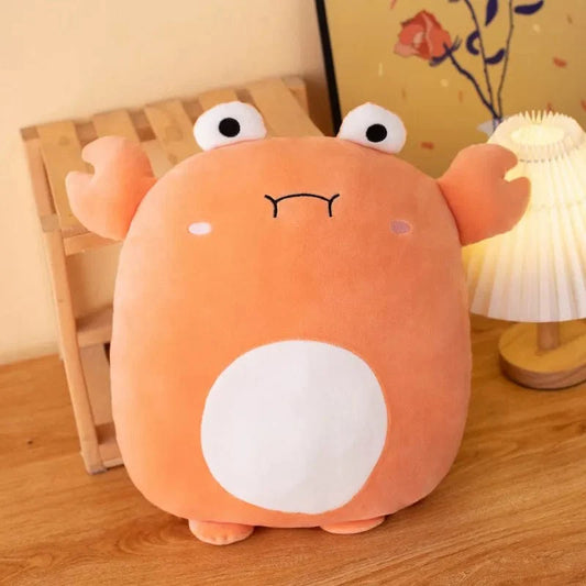 Squishmallow Peluche Écrevisse Orange Petit et Mignon