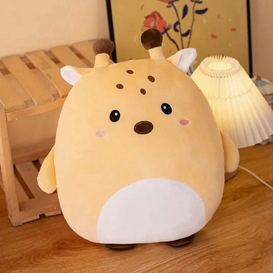 Peluche Squishmallow Girafe Brun - Petit et Adorable