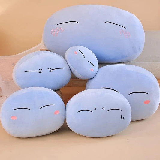 Peluche Squishmallow: Gros Pouf Bleu Moelleux