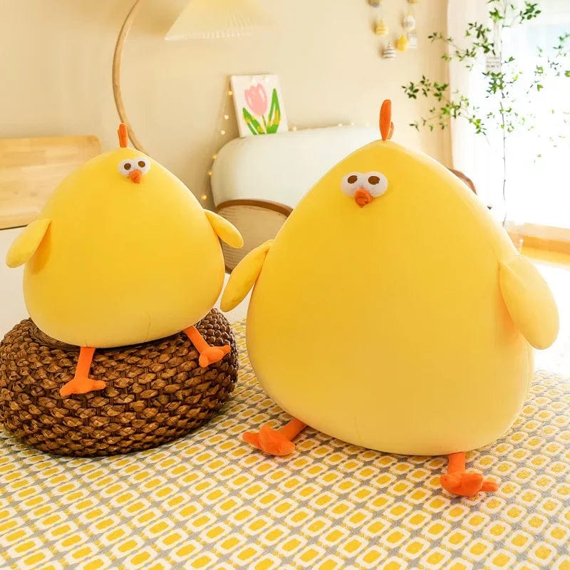 Peluche squishmallow Poule Beige et Douce