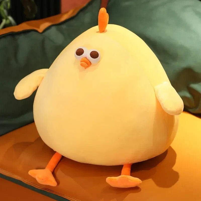 Peluche squishmallow Poule Beige et Douce