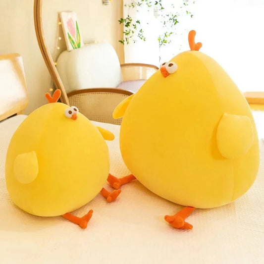 Peluche squishmallow Poule Beige et Douce