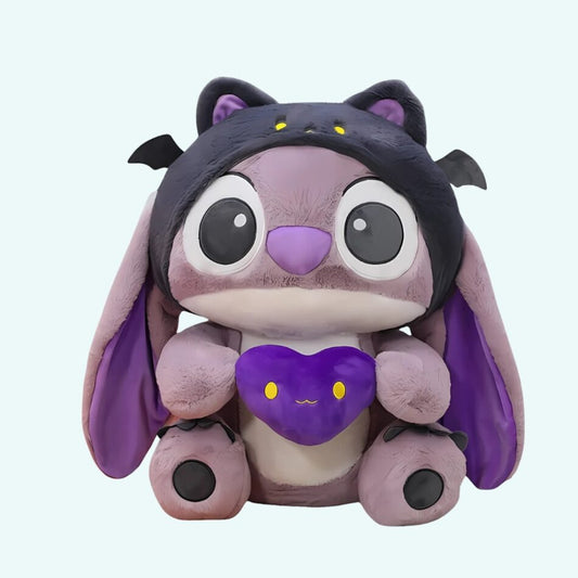 Peluche Stitch chauve-souris violette tendance Halloween