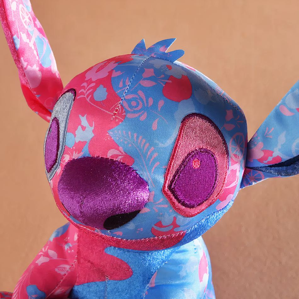 Peluche Stitch Disney Rose Bleu Clair - Idéale pour Câliner et Doux pour les Enfants