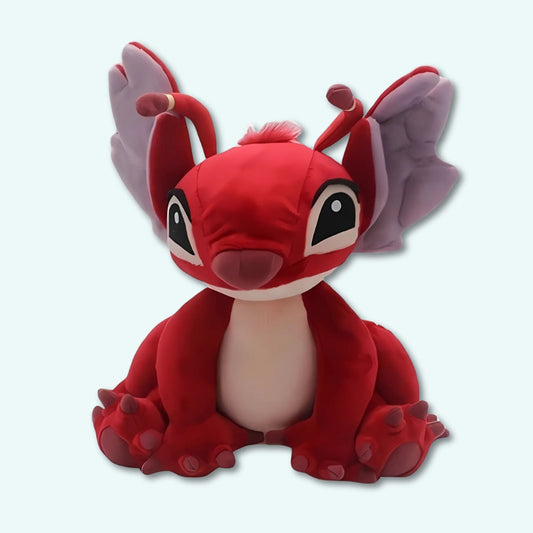 Peluche Stitch Dragon Rouge Doux et Magique pour Enfant
