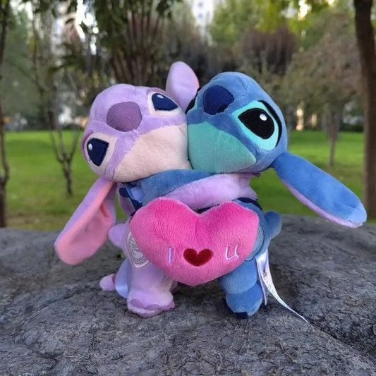 Peluche Stitch et Angel : le câlin parfait