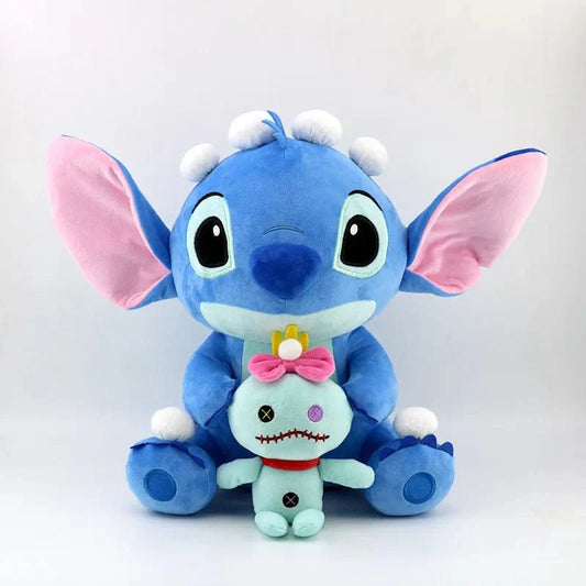 Peluche Stitch et son doudou Scrump 