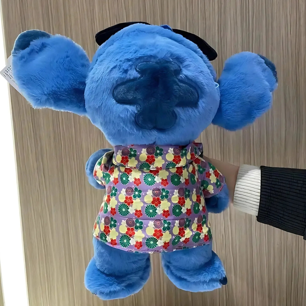 Peluche Stitch Fleurs Tropicales - Douce et Câline pour Enfant
