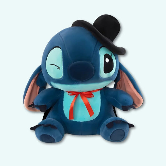 Stitch Magique Peluche avec Cape et Chapeau Melon Doux