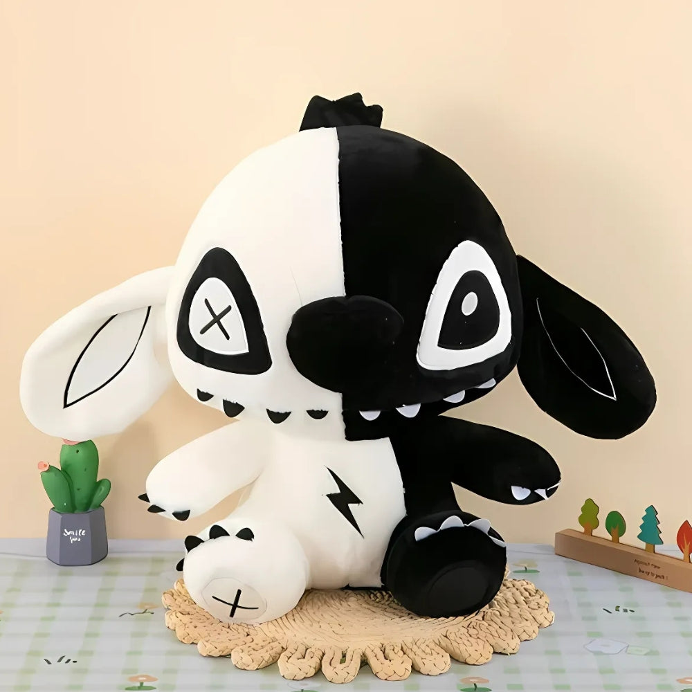 Peluche Stitch noir & blanc Disney