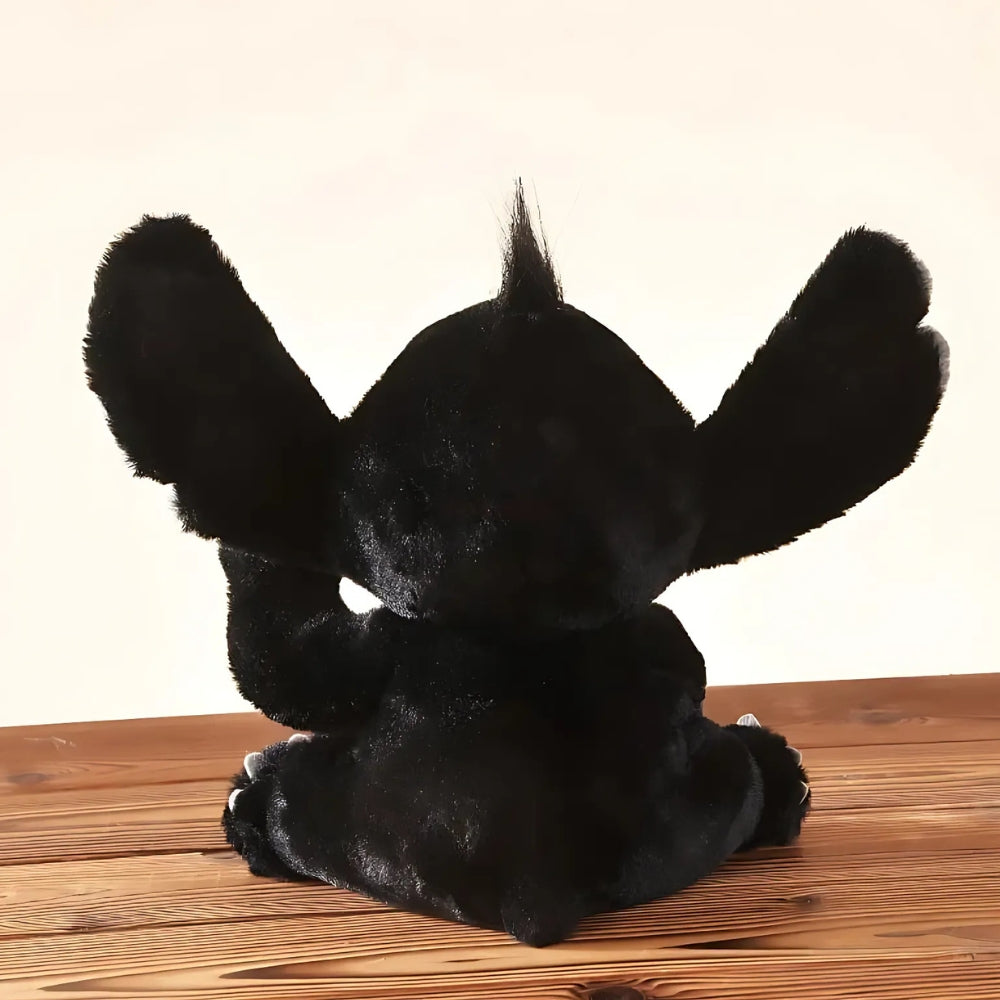 Peluche Stitch noire douce pour collection Disney des enfants