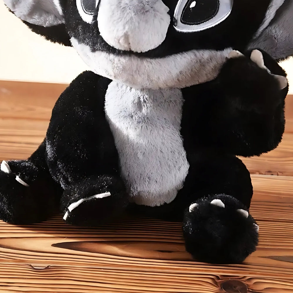 Peluche Stitch noire douce pour collection Disney des enfants