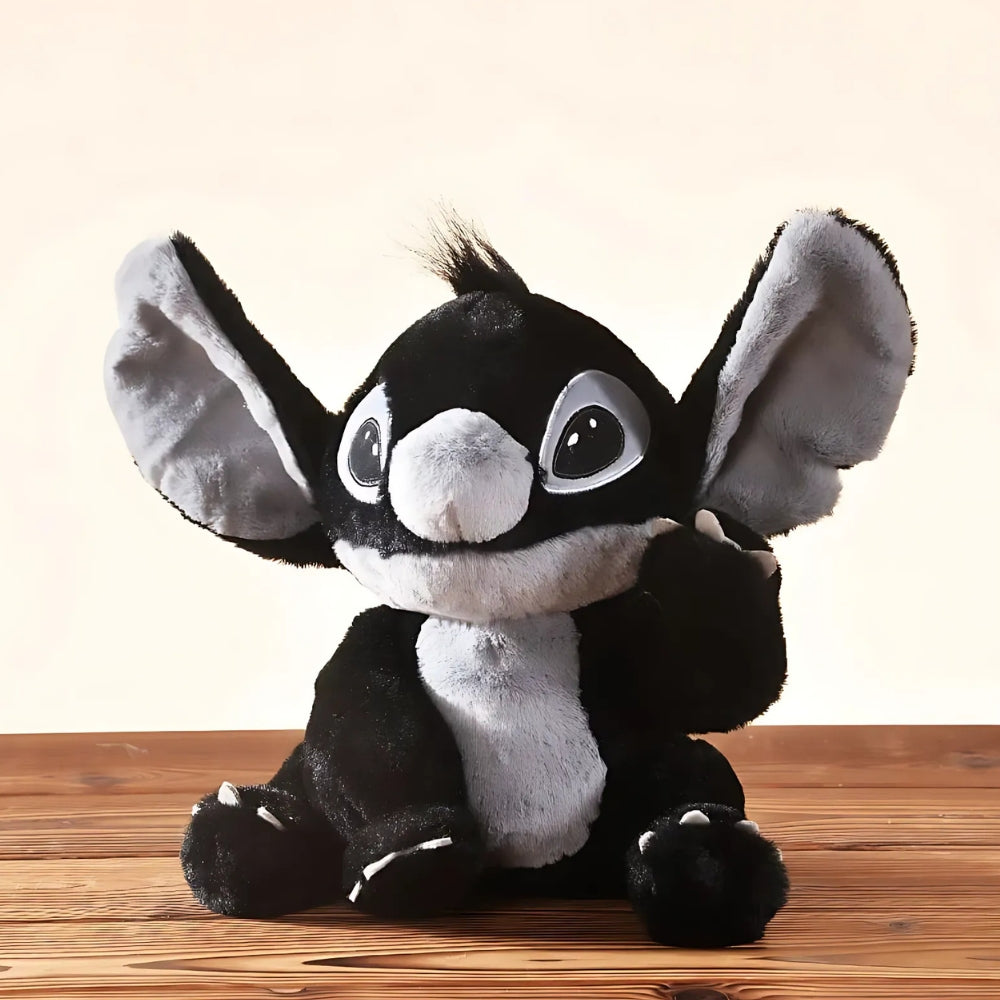 Peluche Stitch noire douce pour collection Disney des enfants