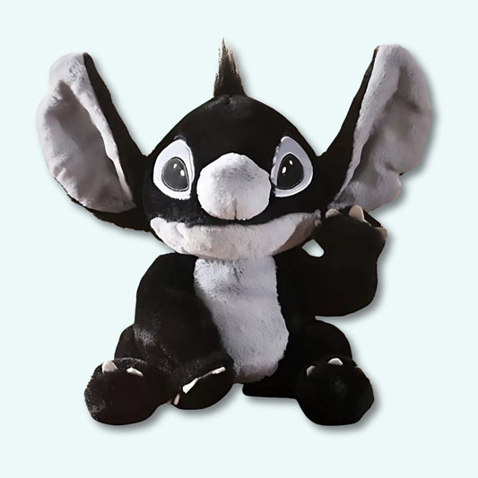 Peluche Stitch noire douce pour collection Disney des enfants