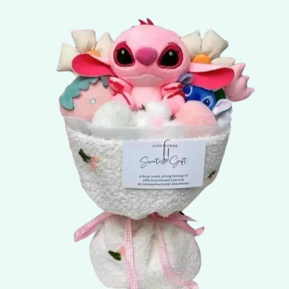 Peluche Stitch ou Angel Disney câlin pour enfant
