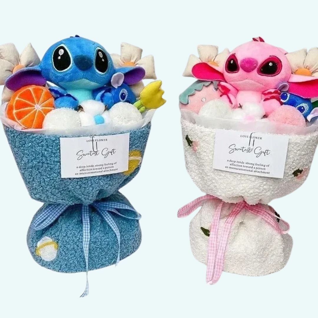 Peluche Stitch ou Angel Disney câlin pour enfant