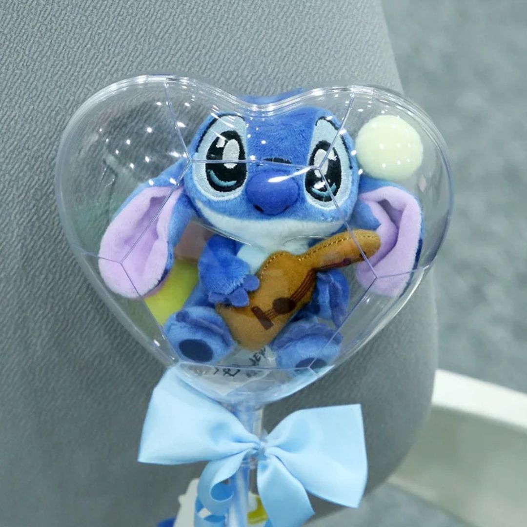 Peluche Stitch Saint-Valentin - Idée Cadeau Romantique