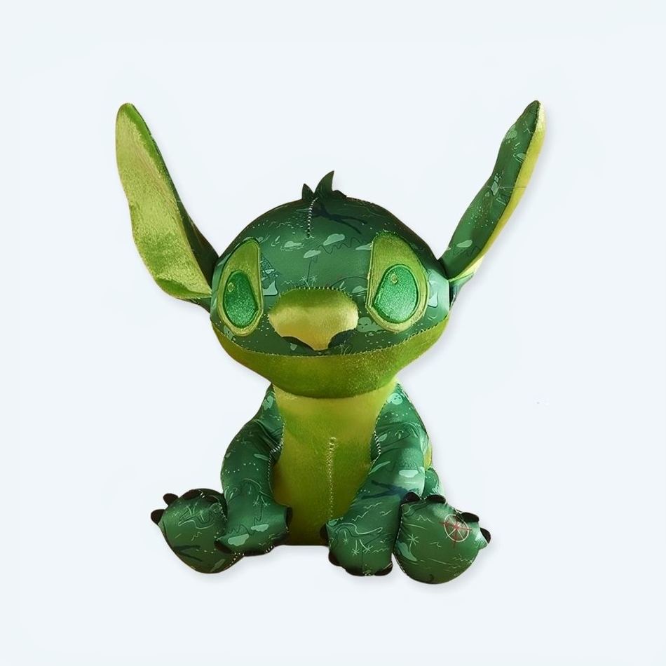 Peluche Stitch vert  pour enfant câlin - Personnage Disney
