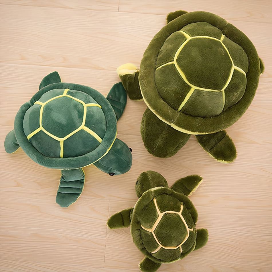 Peluche Tortue Bleue Océan - Douce et Réconfortante