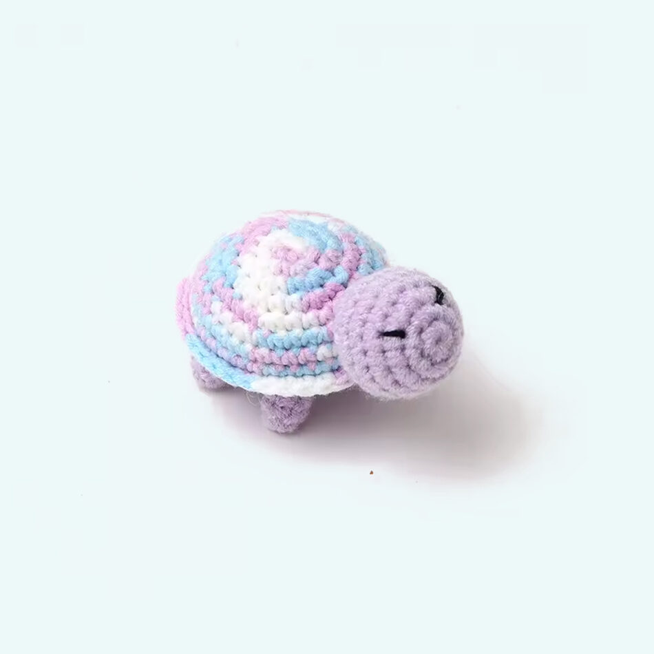 Peluche Tortue Crochet Douce pour Enfant Marin câlin