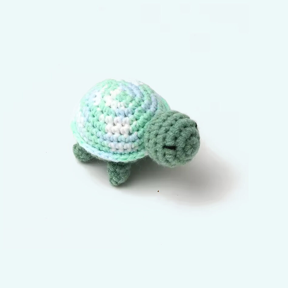 Peluche Tortue Crochet Douce pour Enfant Marin câlin