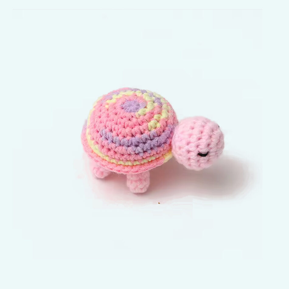 Peluche Tortue Crochet Douce pour Enfant Marin câlin