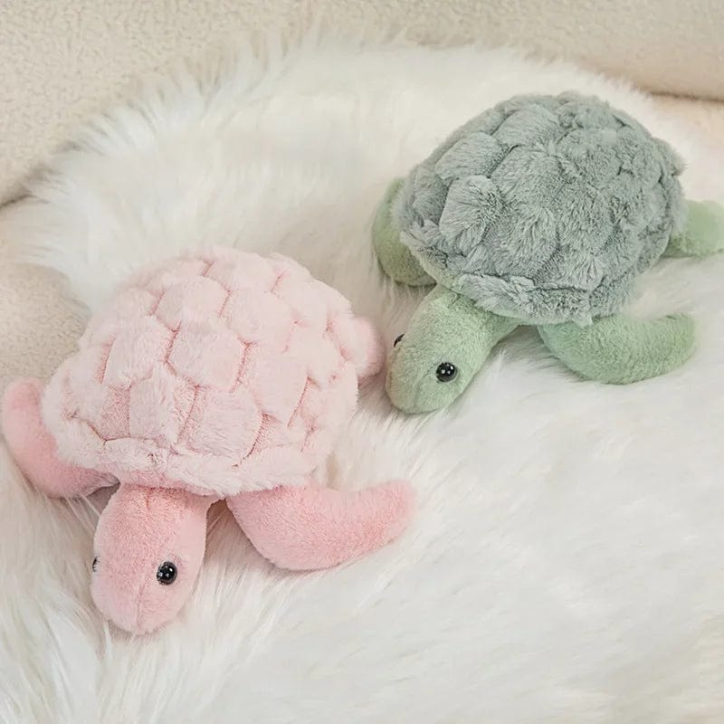Peluche tortue douce et colorée 