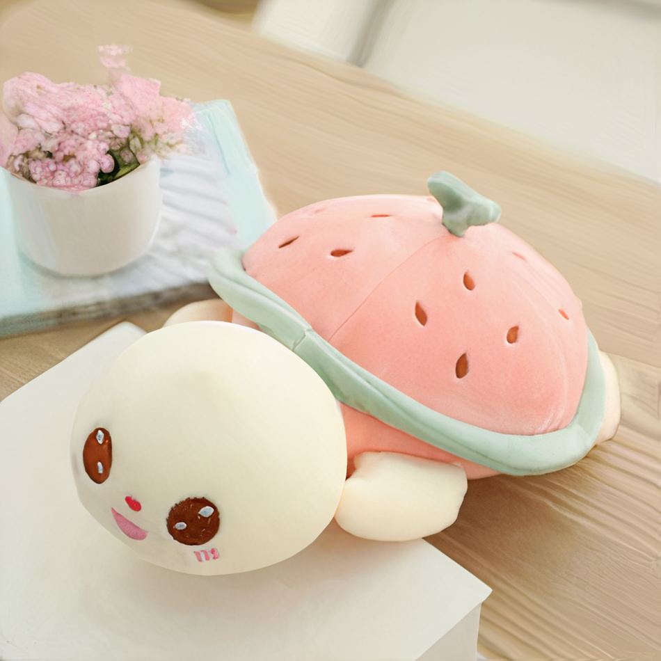 Peluche Tortue Fruit Douce Enfant Joyeux Hugz