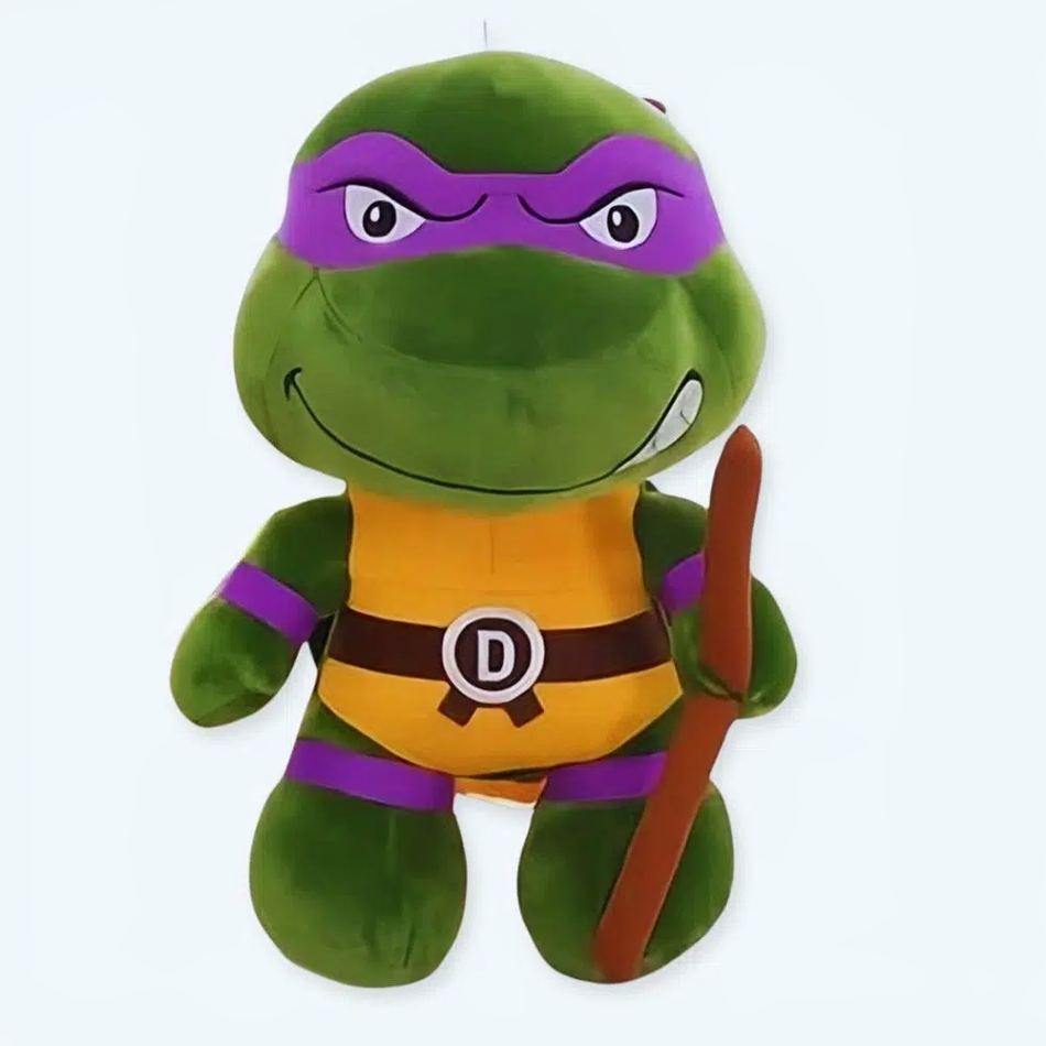 Peluche Tortue Ninja Donatello douce enfant héroïque