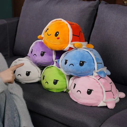 Peluche tortue rĂ©versible