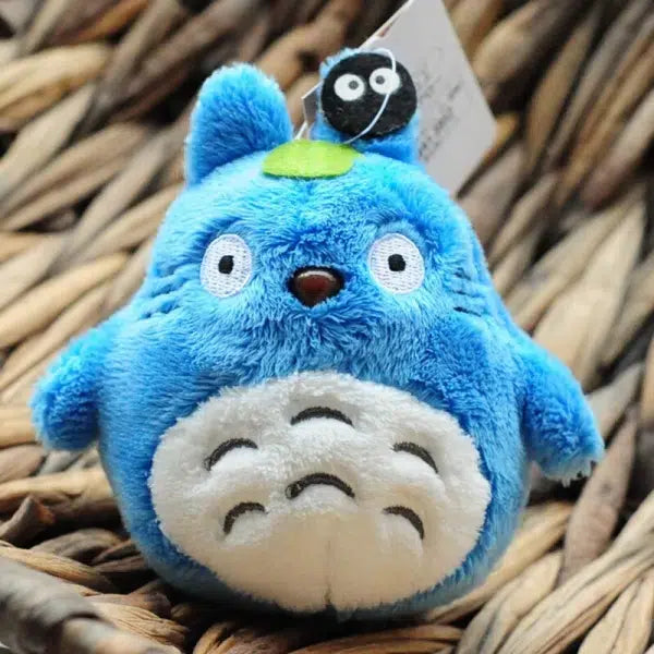 Peluche Totoro bleu - Porte-clés Kawaii - Accessoire Mignon