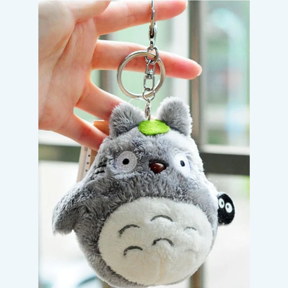 Peluche Totoro gris mignon porte-clés Ghibli