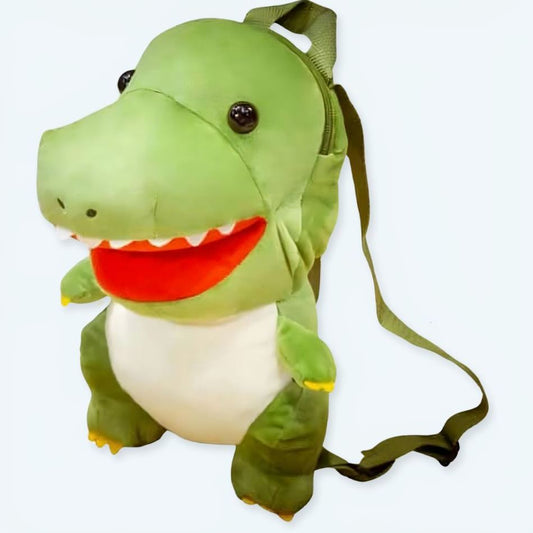 Peluche Tyrannosaure Fun et Douce avec Sac à Dos pour Enfant