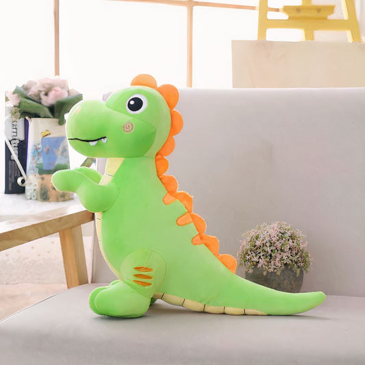 Peluche Tyrannosaurus Rex vert doux pour enfant câlin