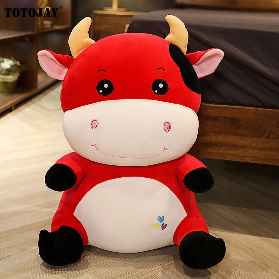 Peluche Vachou, l'adorable compagne câline des enfants de la ferme