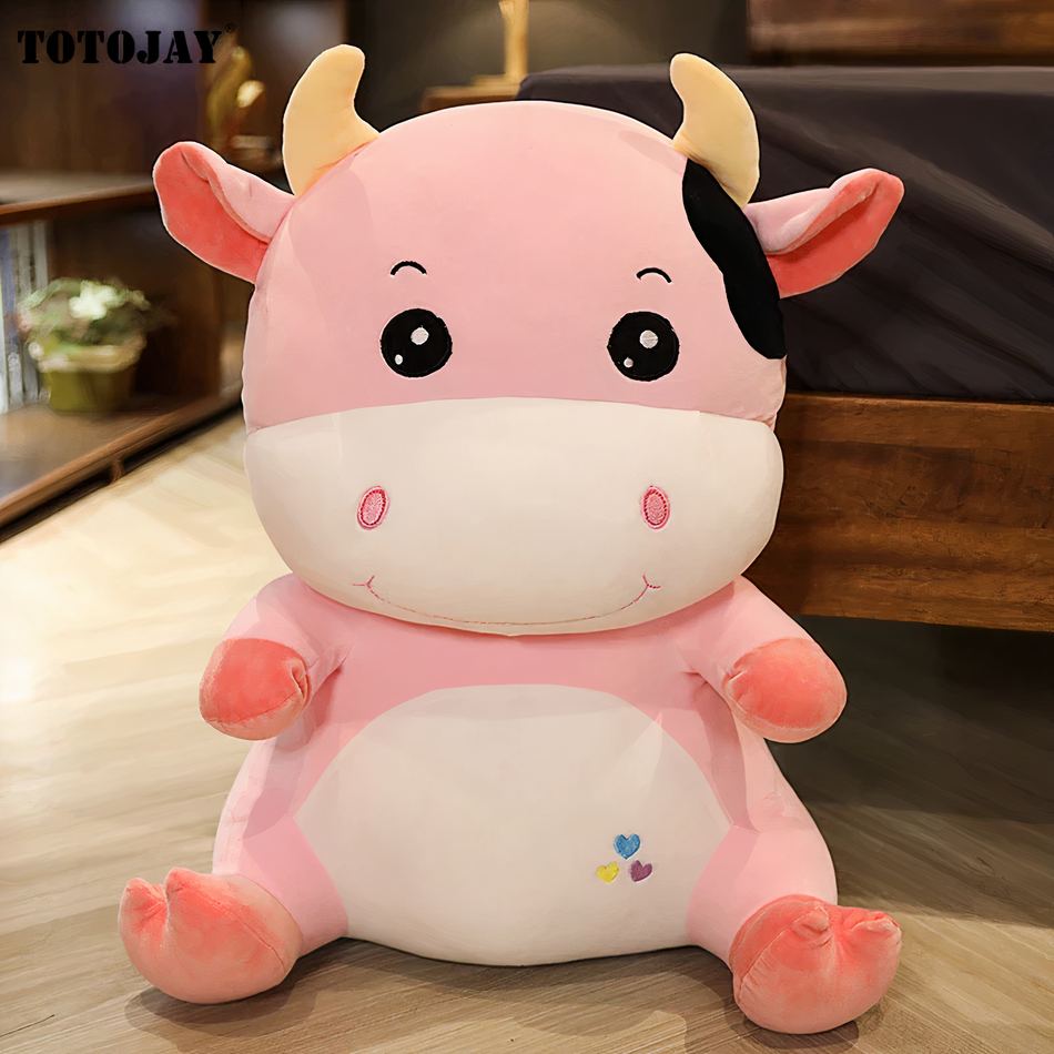 Peluche Vachou, l'adorable compagne câline des enfants de la ferme