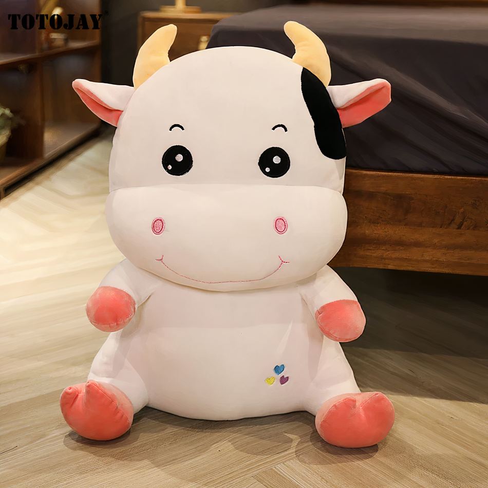 Peluche Vachou, l'adorable compagne câline des enfants de la ferme