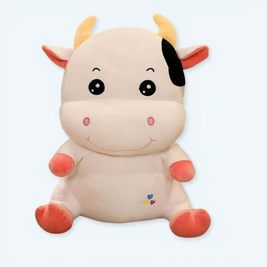 Peluche Vachou, l'adorable compagne câline des enfants de la ferme